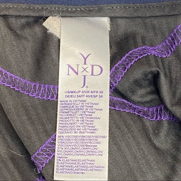 NYDJ navy blue skinny ponte knit pants size 4 - Picture 14 of 16